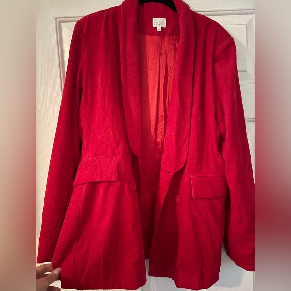 Women's Red Blazer
